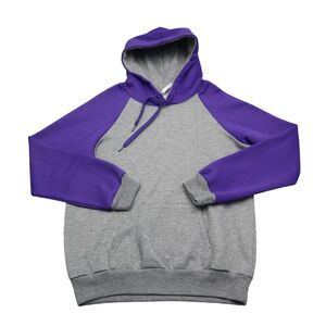 Hill Sweatshirt Mens XL Gray Long Sleeve Casual Heathered Hooded Pullover